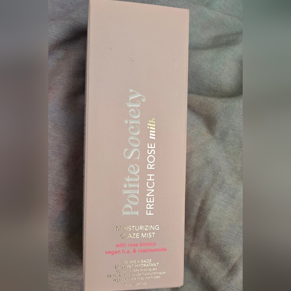 Polite Society French Rose Milk Moisturizing Glaze Mist - Pink
